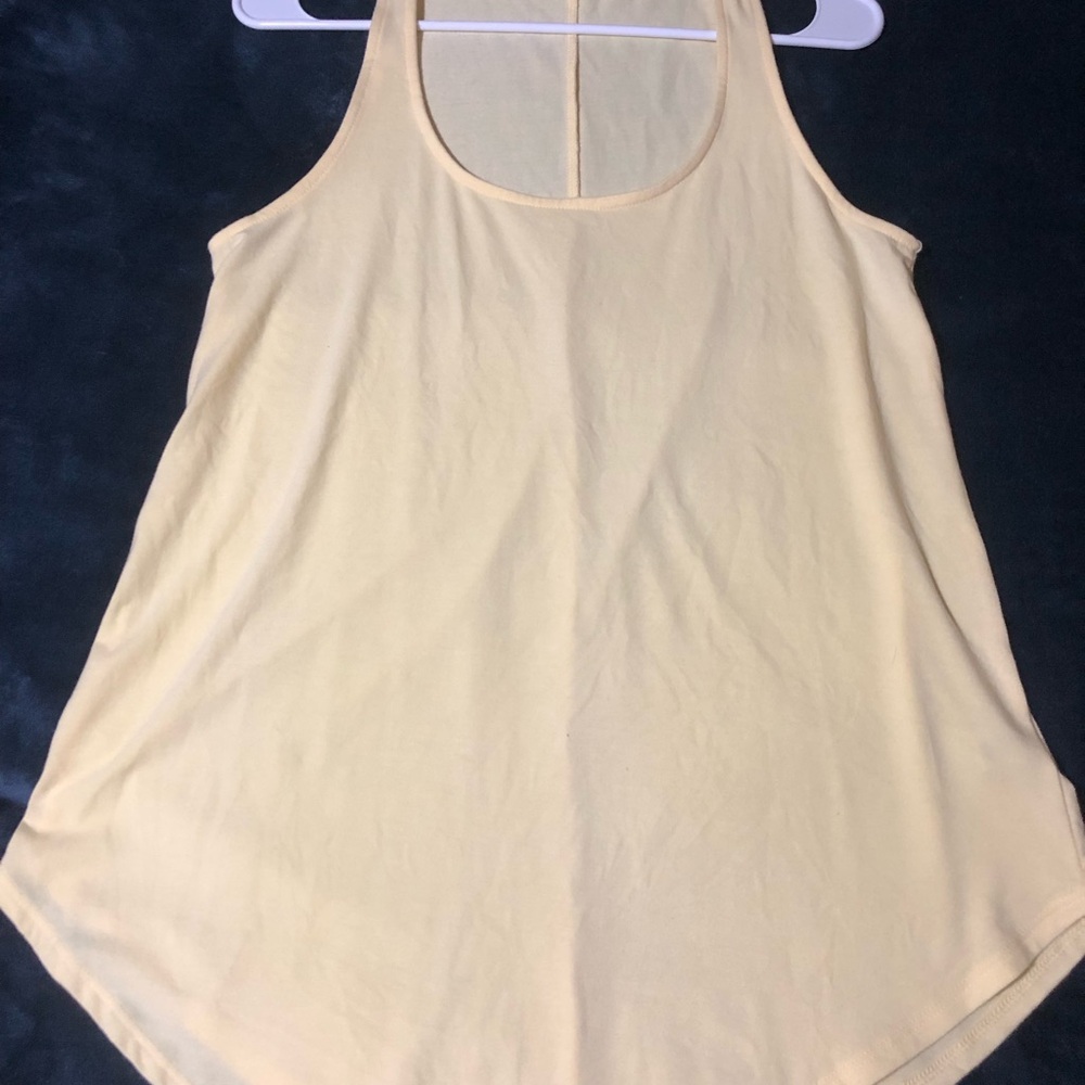 Zenana Outfitters Soft Yellow Tunic Tank Top | NWOT | Medium